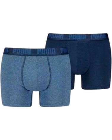 PACK 2 BÓXERS PUMA BASIC AZUL 701226387-007 AZUL