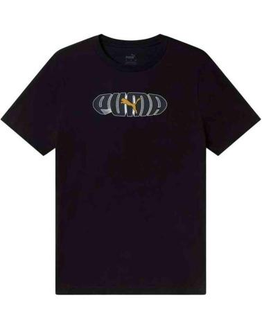 T-SHIRT À MANCHES COURTES PUMA NOIR MODÈLE 686890-01 NEGRO