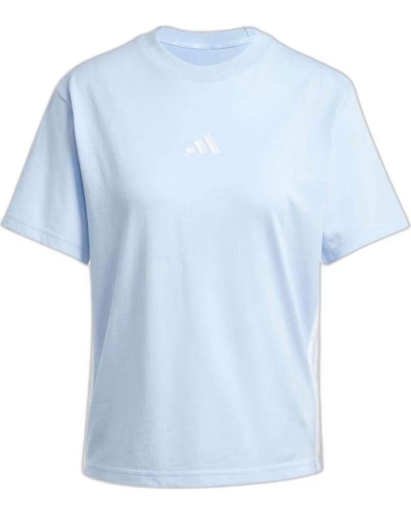 T-SHIRT ADIDAS ESSENTIALS COTTON JE1227 AZUL