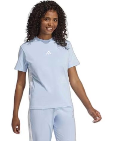 T-SHIRT ADIDAS ESSENTIALS COTTON JE1227 AZUL