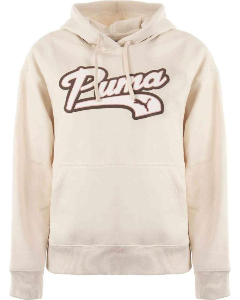 MOLETOM COM CAPUZ PUMA SCRIPT HOODIE 686903-87 BEGE BEIGE