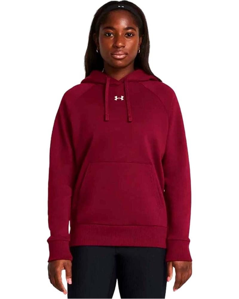 MOLETOM COM CAPUZ UNDER ARMOUR 1379500-625 GRENÁ GRANATE