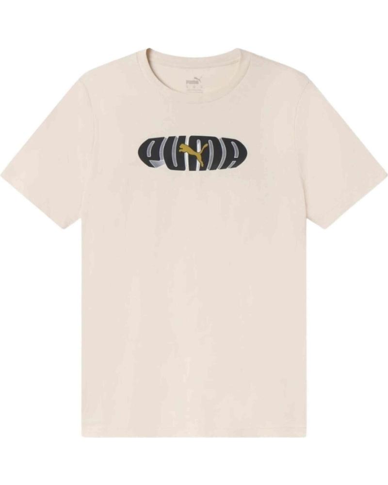 PUMA CAMISETA ESS GRAPHIC 686890-87 BEIGE