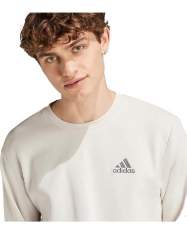 ADIDAS SUDADERA ESSENTIALS FLEECE IY9082 BEIGE