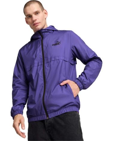 CORTA-VENTO PUMA SOLID ESS 847484-52 ROXO NEGRO