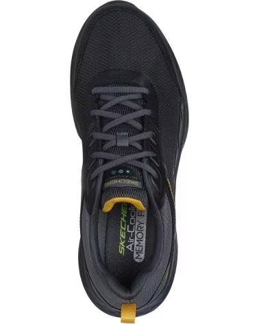 SKECHERS MEN'S SKECH-LITE PRO ANK BLACK SNEAKERS BKCC
