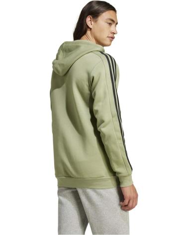 Men's-sweatshirts-ADIDAS-SUDADERA-ADIDAS-ESSENTIALS-CON-CAPUCHA-Y-CREMALLERA-COMPLETA--JE0341-VERDE