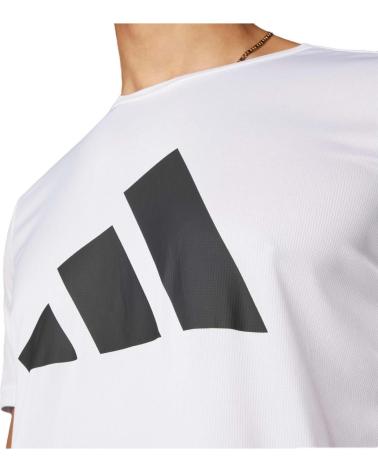 T-SHIRT ADIDAS RUN IT IN0075 BLANC WHITE