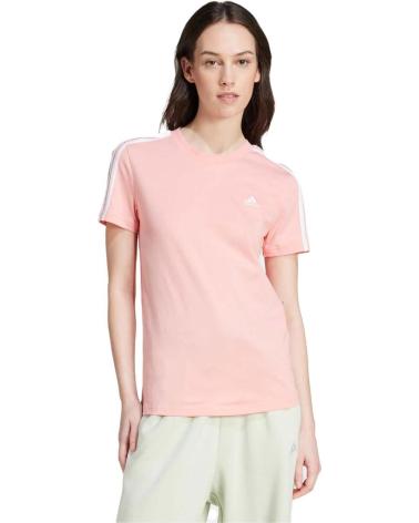 Camisetas-para-mujer-ADIDAS-CAMISETA DE DEPORTE ADIDAS W 3S T ROSA-SEPISP-WHITE