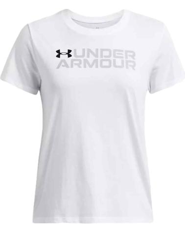 UNDER ARMOUR CAMISETA UA BIG LOGO 1386847-100 BLANCO