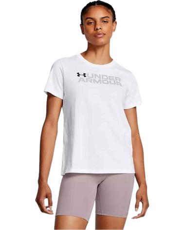 UNDER ARMOUR CAMISETA UA BIG LOGO 1386847-100 BLANCO
