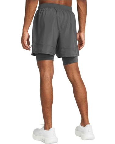 SHORT DE RUNNING 2 EN 1 UNDER ARMOUR GRIS GRIS