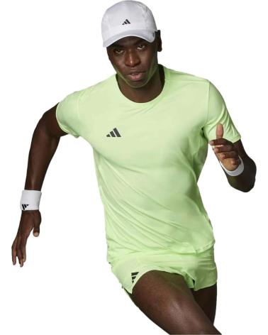 CAMISETA ADIDAS ADIZERO E TEE VERDE GRES VERDE