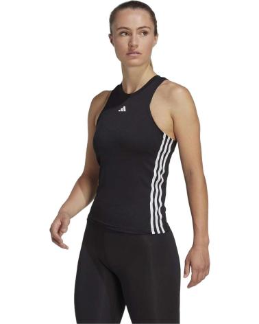 ADIDAS CAMISETA TIRANTE NEGRA AEROREADY NEGRO