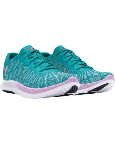 UNDER ARMOUR CHARGED BREESE 2 BLUE RUNNING SHOES FOR WOMEN AZUL