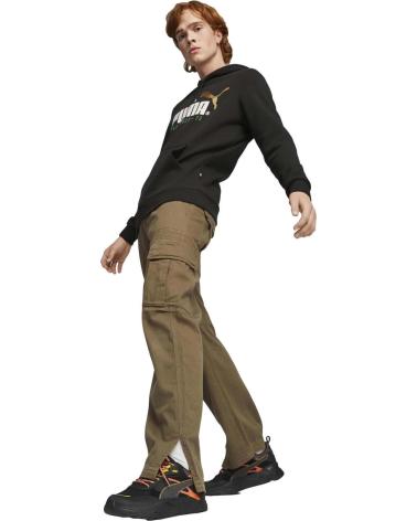 PUMA SUDADERA LOGO CELEBRATION HOODIE 676021-01 NEGRO