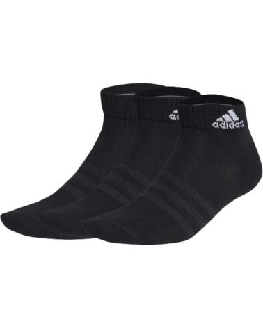 ADIDAS THIN AND LIGHT ANKLE SOCKS BLACK NEGRO