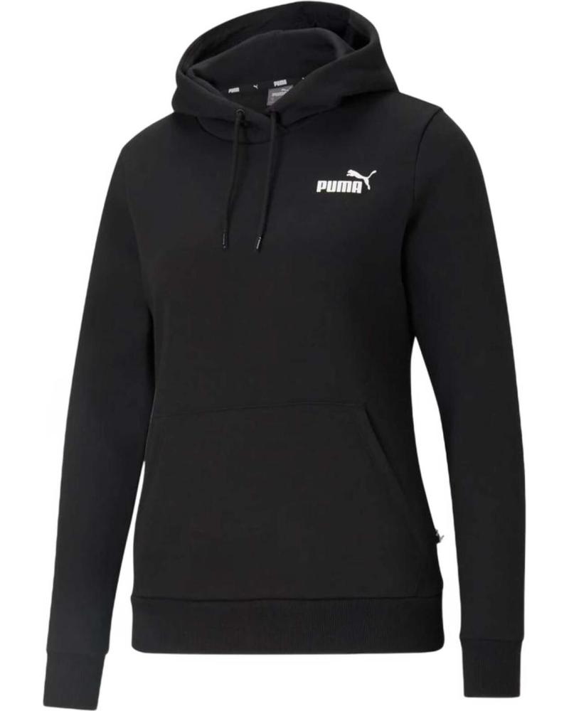 PUMA SUDADERA M ESSENTIAL NEGRO