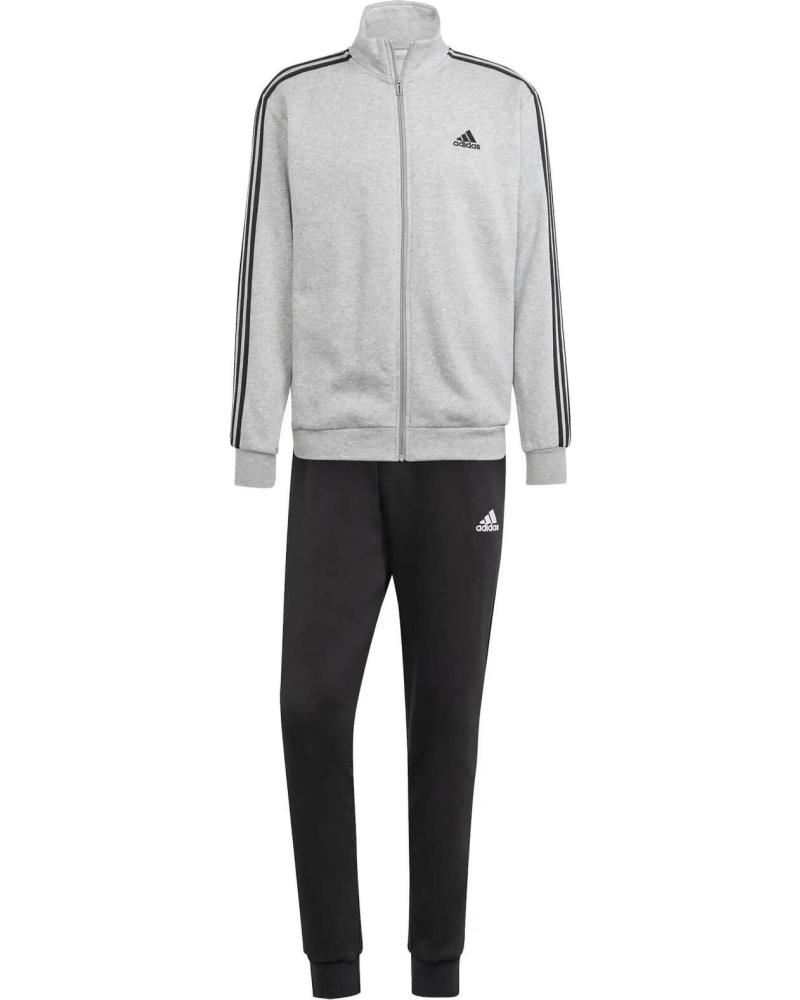 Início-ADIDAS-CHANDAL-3-STRIPES-IA3073-GRIS-NEGRO