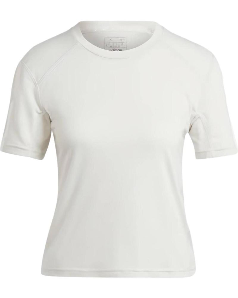 ADIDAS CAMISETA DE MANGA CORTA EN PARA MUJER BEIGE