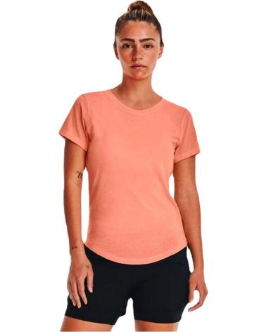 UNDER ARMOUR CAMISETA M-C MUJER SALMON