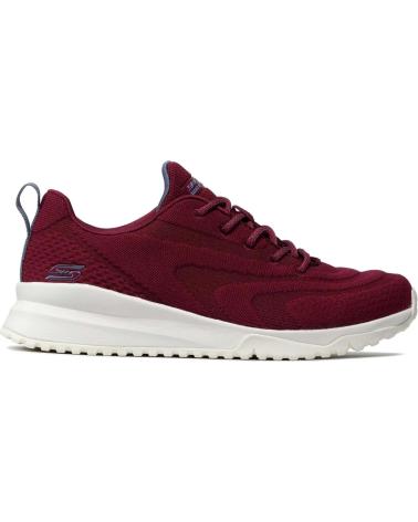 SNEAKERS SKECHERS BOSS SQUAD BORDEAUX - MODELLO 117187-BURG GRANATE