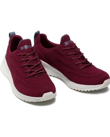 SNEAKERS SKECHERS BOSS SQUAD BORDEAUX - MODELLO 117187-BURG GRANATE