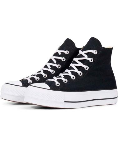 CONVERSE - ALL STAR PLATFORM 560845C - ZAPATILLAS ALTAS DE LONA - MUJ NEGRO