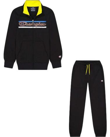 CHAMPION TRAININGSANZUG SCHWARZ UND GELB