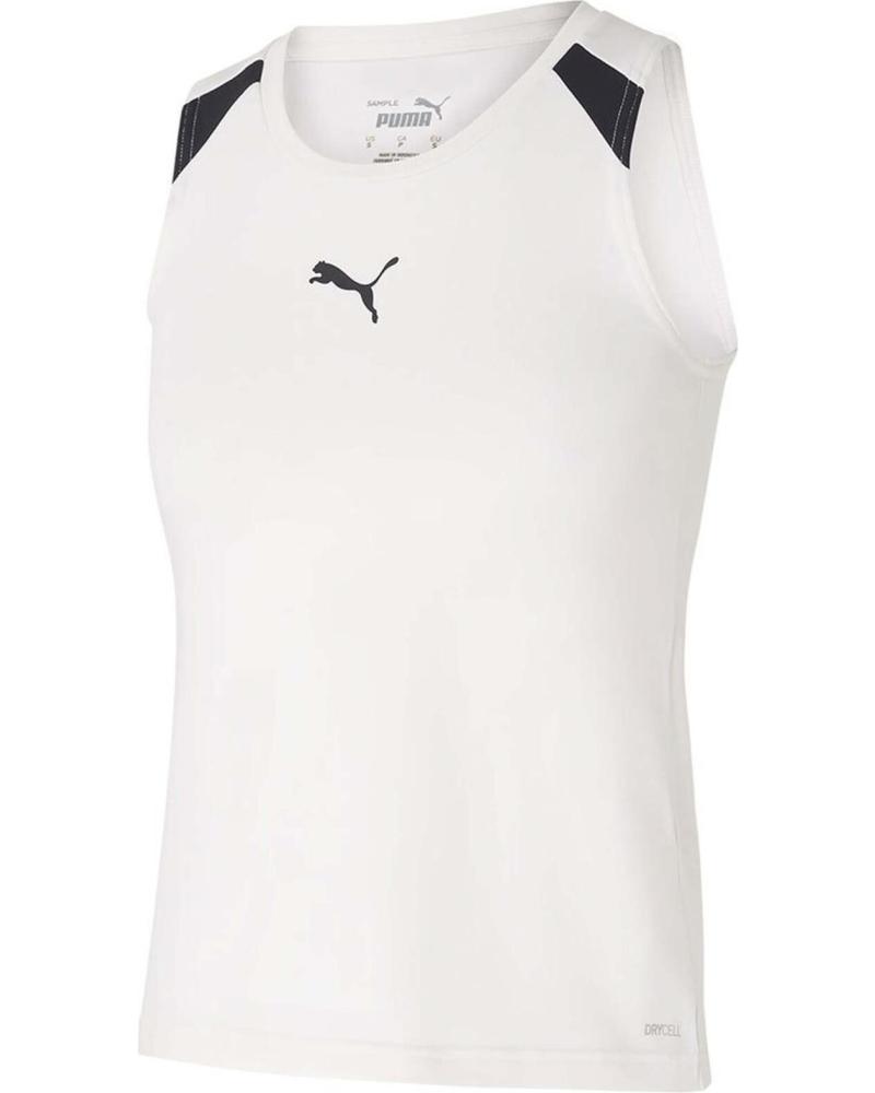 PUMA CAMISETA M BLANCA PADEL S-MANGAS