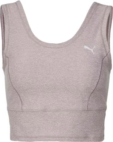 TOP SPORTIVO PUMA STUDIO YOGINI LUXE CROP TANK 521562-18 BEIGE MULTICOLOR