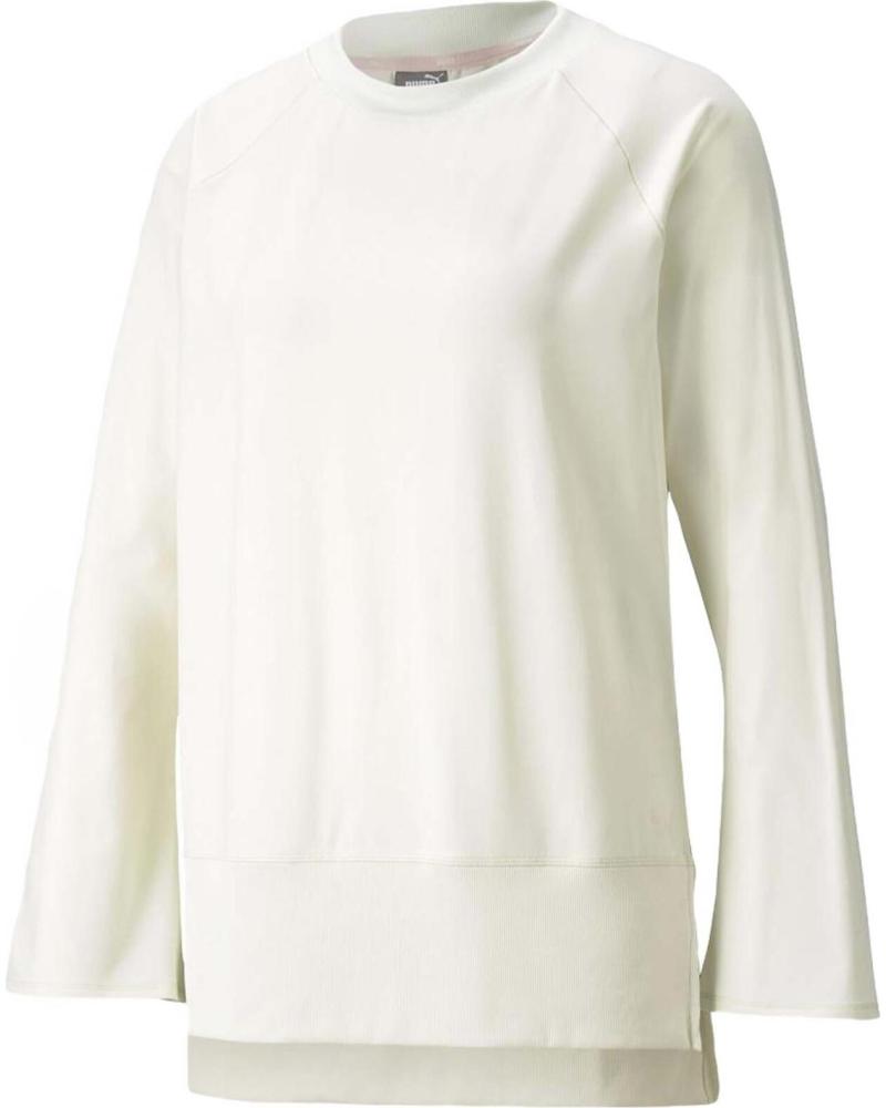 PUMA T-SHIRT DE MANGA COMPRIDA ESSENCIAL BEGE PARA MULHER