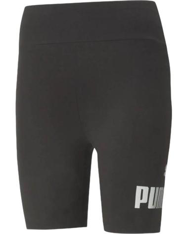 PUMA CALÇÕES DE CICLISMO CURTOS DE ALGODÃO PRETOS PARA MULHER