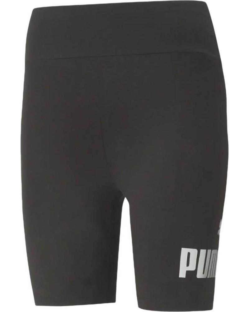 PUMA CALÇÕES DE CICLISMO CURTOS DE ALGODÃO PRETOS PARA MULHER