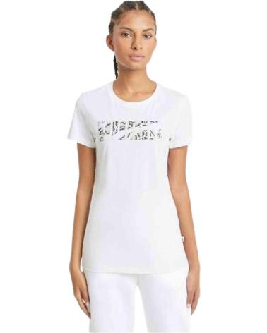 T-SHIRT PUMA BIANCA STAMPA LEOPARDO MODELLO 585736-52 BLANCO