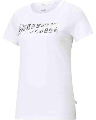 T-SHIRT PUMA BIANCA STAMPA LEOPARDO MODELLO 585736-52 BLANCO