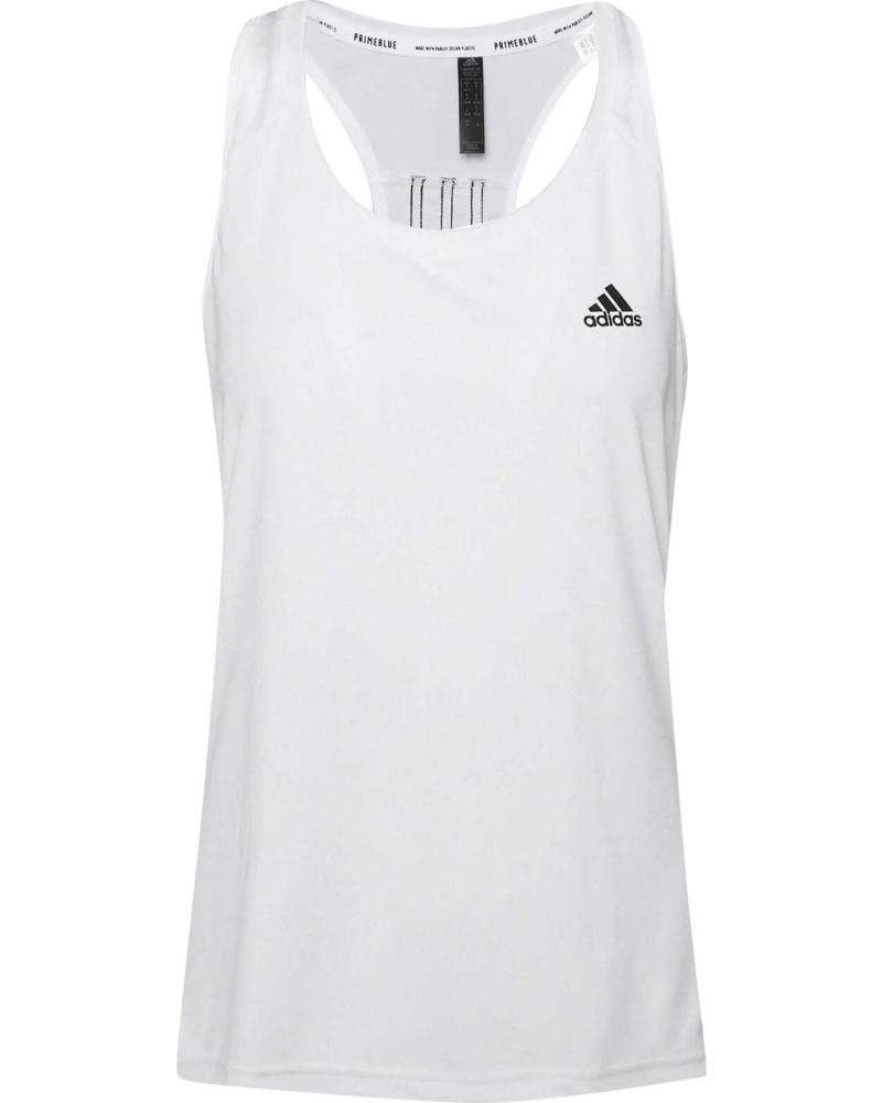 ADIDAS DÉBARDEUR DE RUNNING BLANC