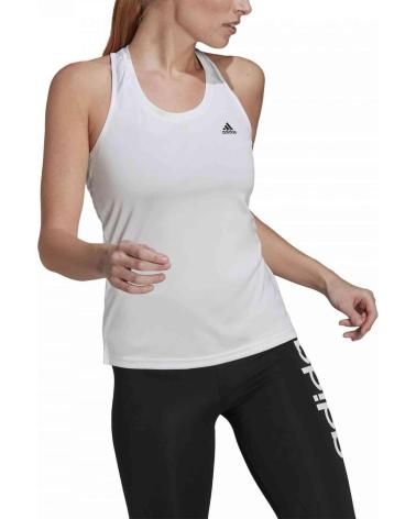 ADIDAS DÉBARDEUR DE RUNNING BLANC