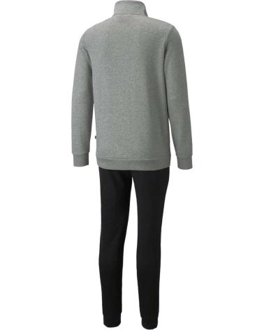 PUMA CLEAN SWEAT TRACKSUIT 585841-03 GREY AND BLACK GRIS NEGRO