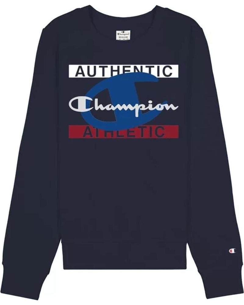FELPA CHAMPION AUTHENTIC S-CAP NERA