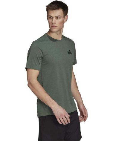 T-SHIRT DE SPORT ADIDAS VERT À MANCHES COURTES POUR HOMME