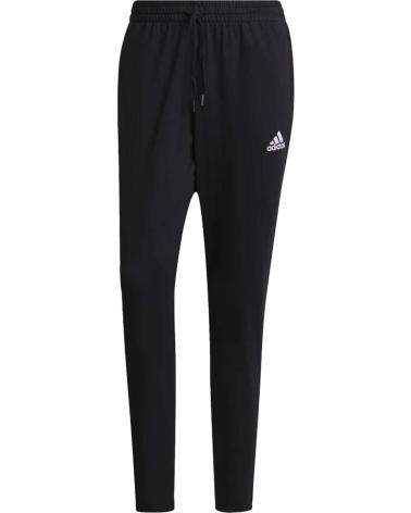 PANTALONE LUNGO SPORTIVO ADIDAS NERO CON PICCOLO LOGO