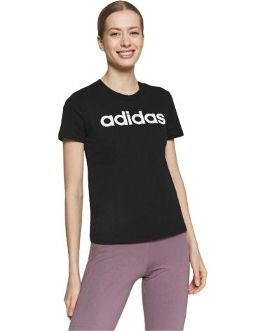 T-SHIRT BASIQUE SPORT ADIDAS NOIR FEMME GL0769 NEGRO