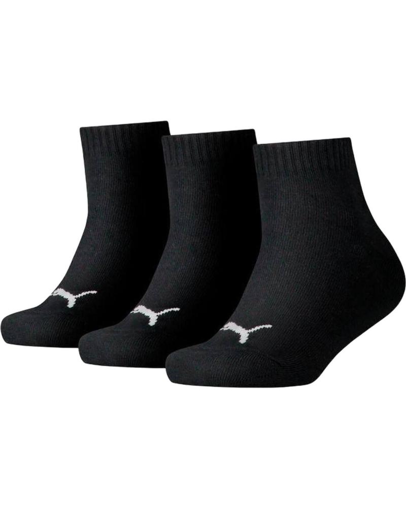 PUMA QUARTER SOCKEN 3ER-PACK SCHWARZ MEHRFARBIG MULTICOLOR