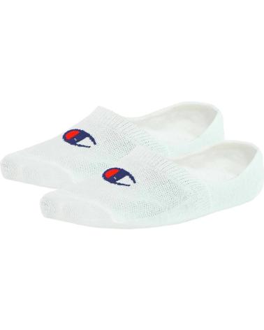 LOT DE 2 CHAUSSETTES INVISIBLES CHAMPION BLANCHES