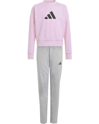 ADIDAS CHÁNDAL DEPORTIVO JG LOGO JJ4800 ROSA GRIS ROSA GRIS