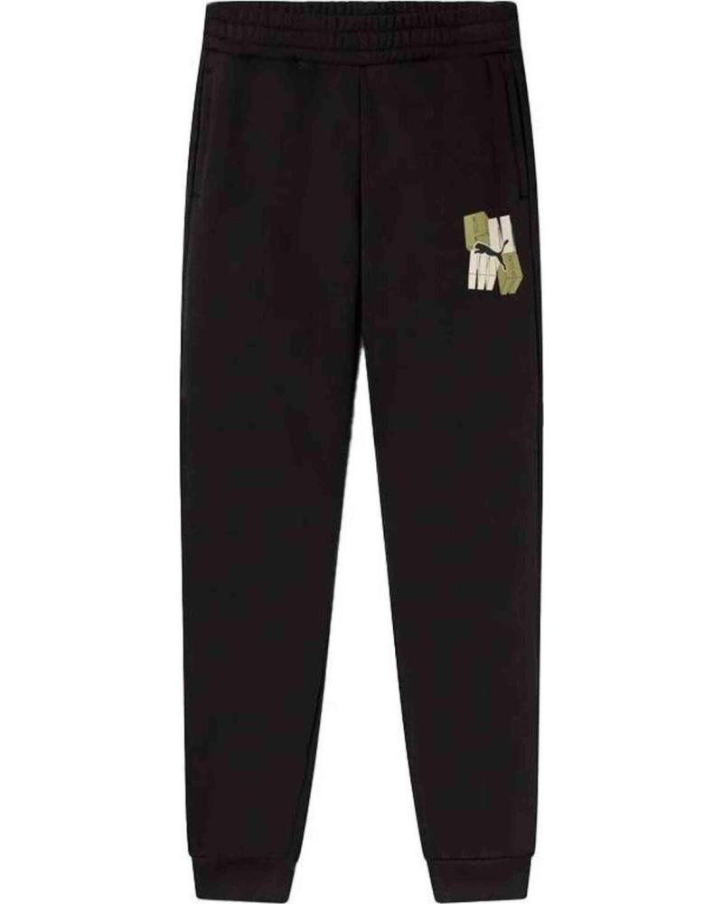 PUMA HOSE ESS GRAPHIC SWEATPANTS 686898-01 SCHWARZ NEGRO