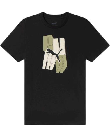 PUMA CAMISETA ESS GRAPHIC NEGRA 686895-01 NEGRO
