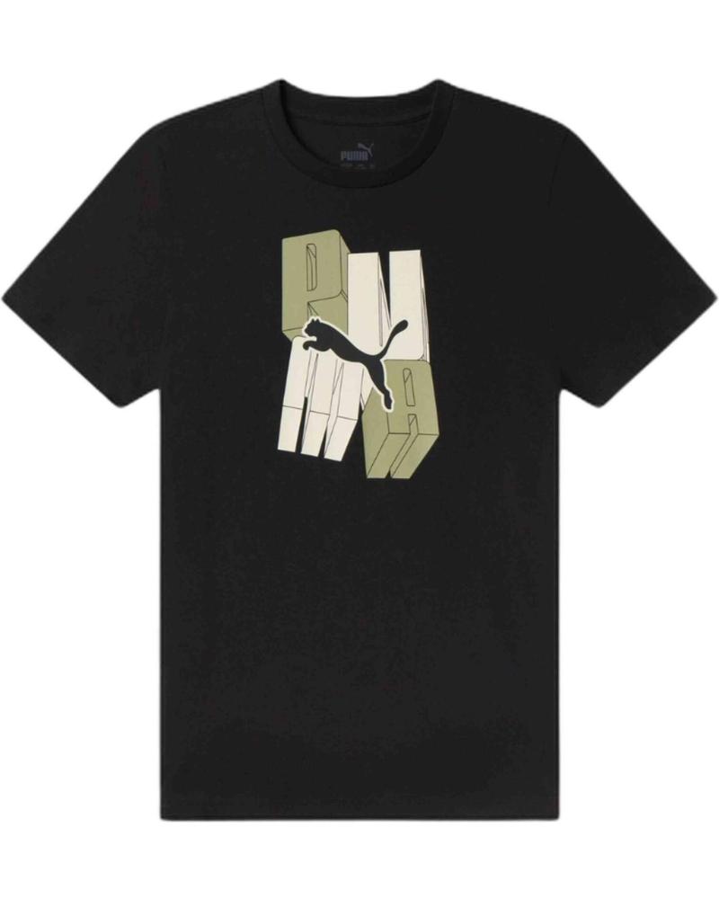 PUMA CAMISETA ESS GRAPHIC NEGRA 686895-01 NEGRO