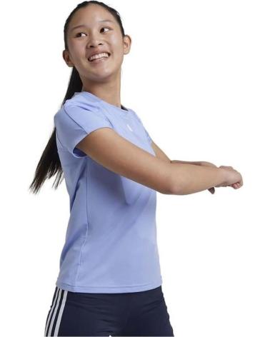 ADIDAS SET IW3313: HELLBLAUES T-SHIRT UND BLAUE LEGGINGS CELESTE AZUL